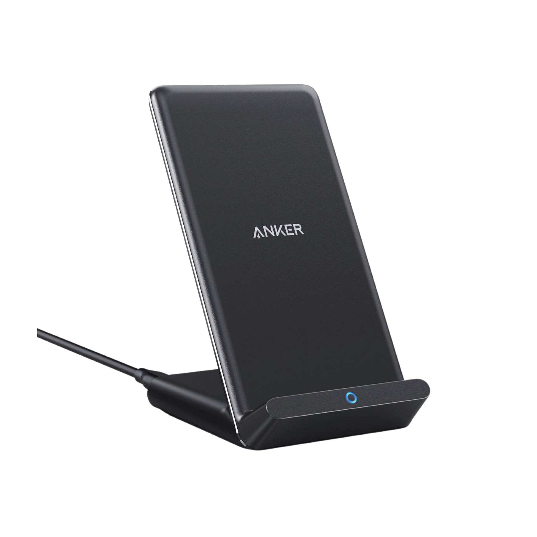 Anker 313 Wireless Charger Stand - Fast Galaxy Charging and Quick iPhone Charging on a Compact Desk Dock by Anker