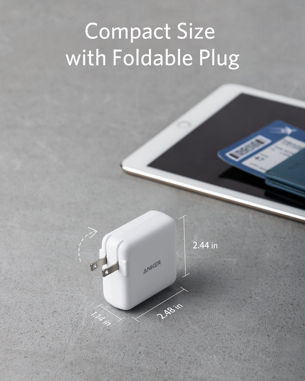 Anker 324 Charger 40W - Ultra Compact Fast Charger For iPhone 12 Pro And More Devices by Anker