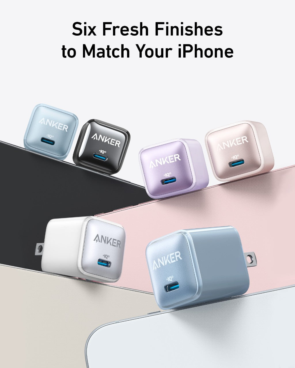 Anker Nano Charger 20W - Ultra Compact USB-C Fast Charger For iPhone 14 And More Devices by Anker