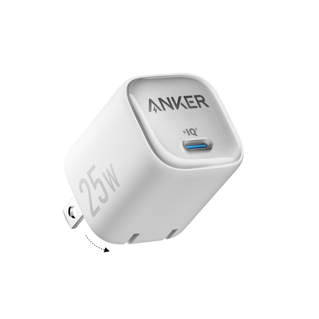 Anker Charger 25W Compact - Fast 25W USB C Power Delivery For Samsung And All Devices Travel Ready by Anker
