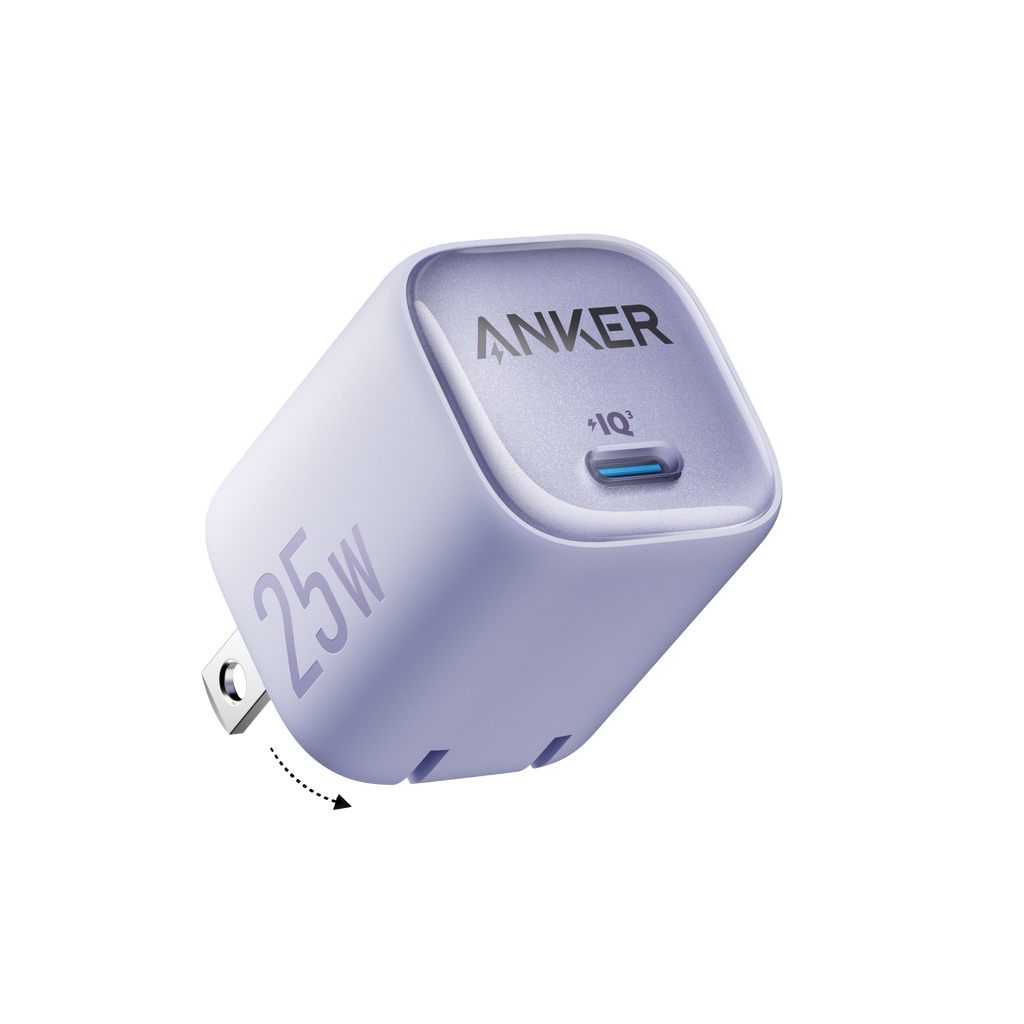 Anker Charger 25W Compact - Fast 25W USB C Power Delivery For Samsung And All Devices Travel Ready by Anker