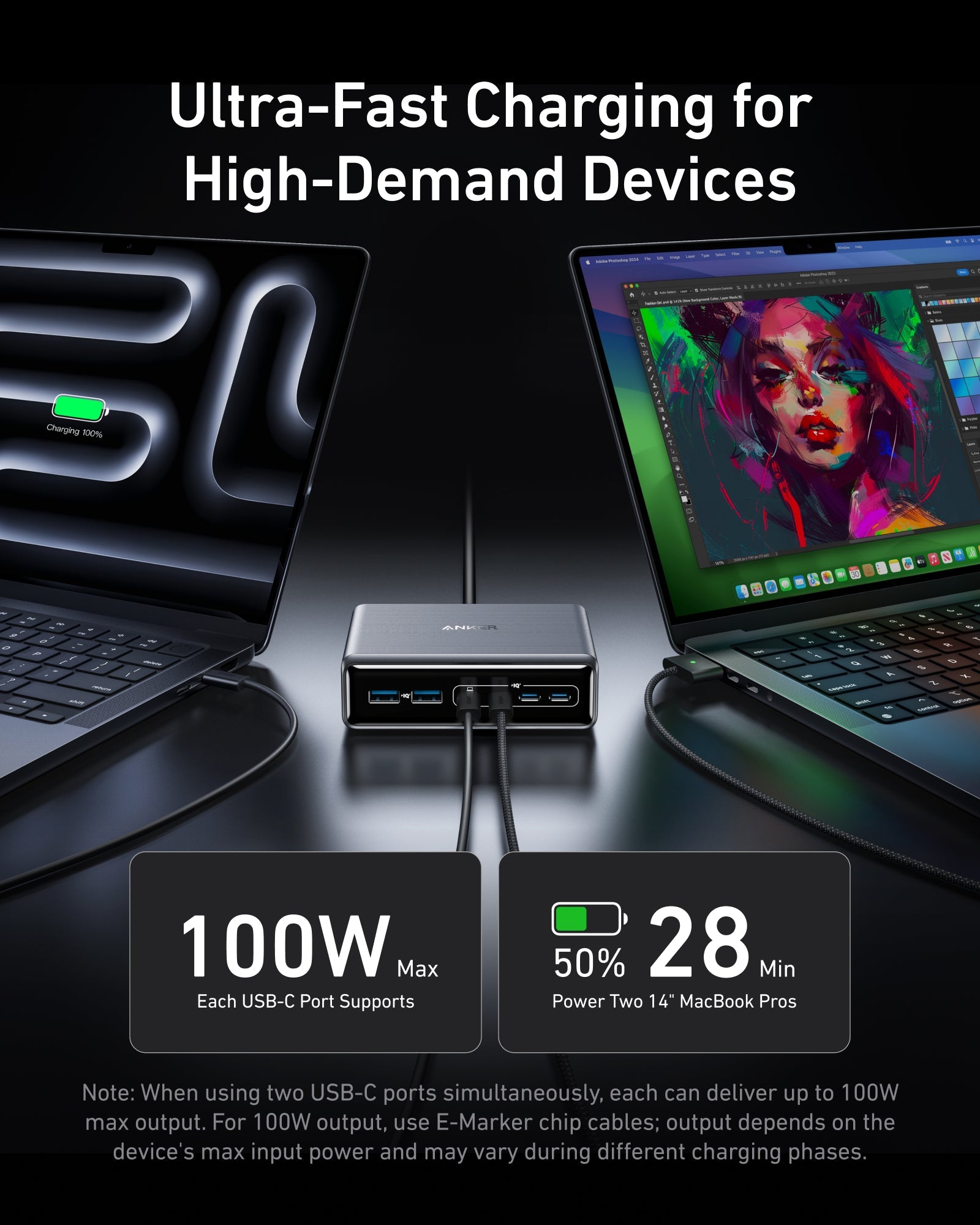 Anker Prime Charger - 200W GaN Charging Station For Laptops Tablets And Phones In A Single Compact Hub by Anker