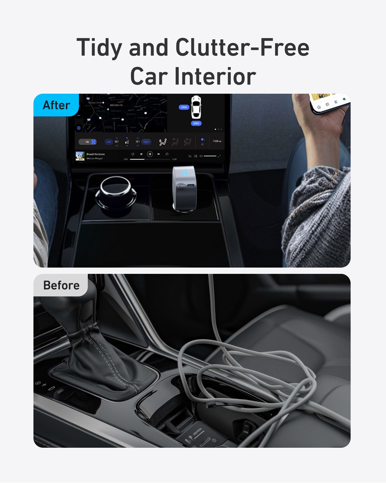 Anker Nano 75W Car Charger - Ultra Compact USB C Fast Charging for Laptop and Devices by Anker
