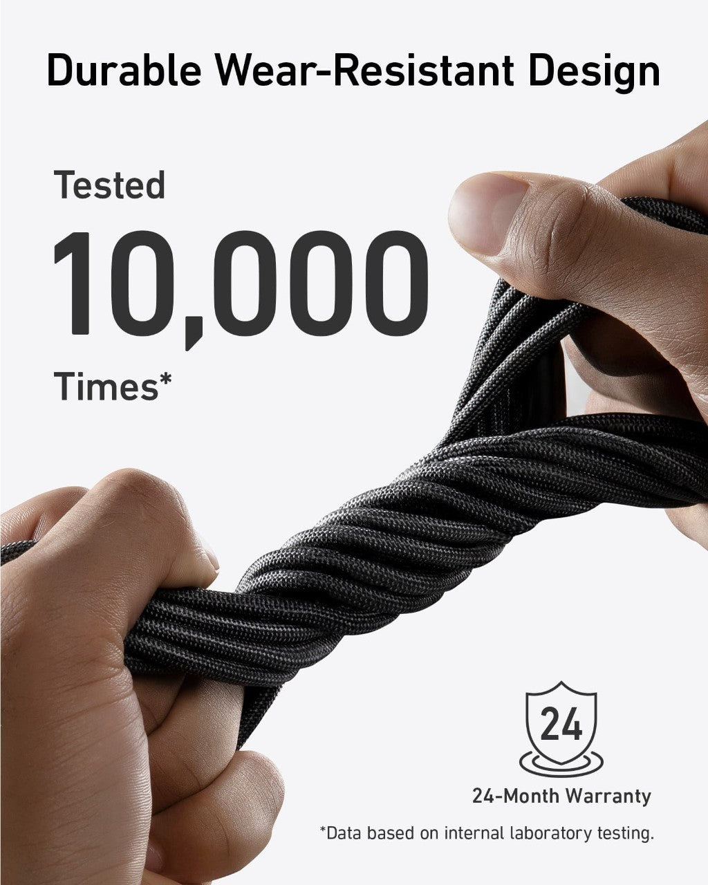 Anker 543 USB-C to USB-C Cable - Bio-Braided Eco Nylon for Durable Fast Charging and Syncing by Anker
