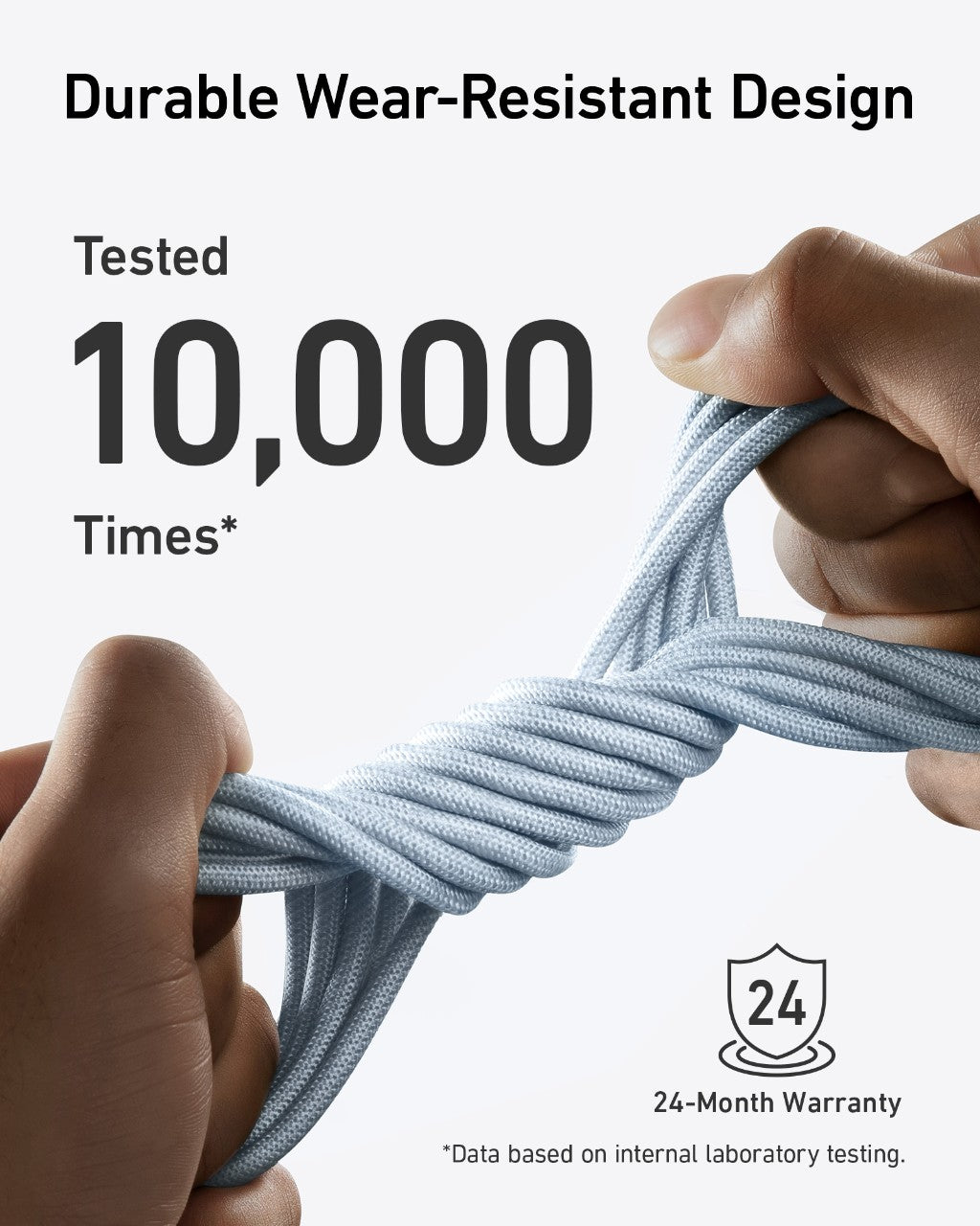 Anker 543 USB-C to USB-C Cable - Bio-Braided Eco Nylon for Durable Fast Charging and Syncing by Anker