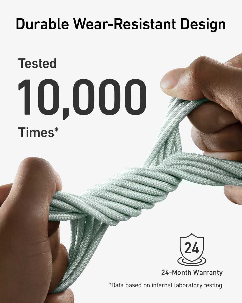 Anker 543 USB-C to USB-C Cable - Bio-Braided Eco Nylon for Durable Fast Charging and Syncing by Anker