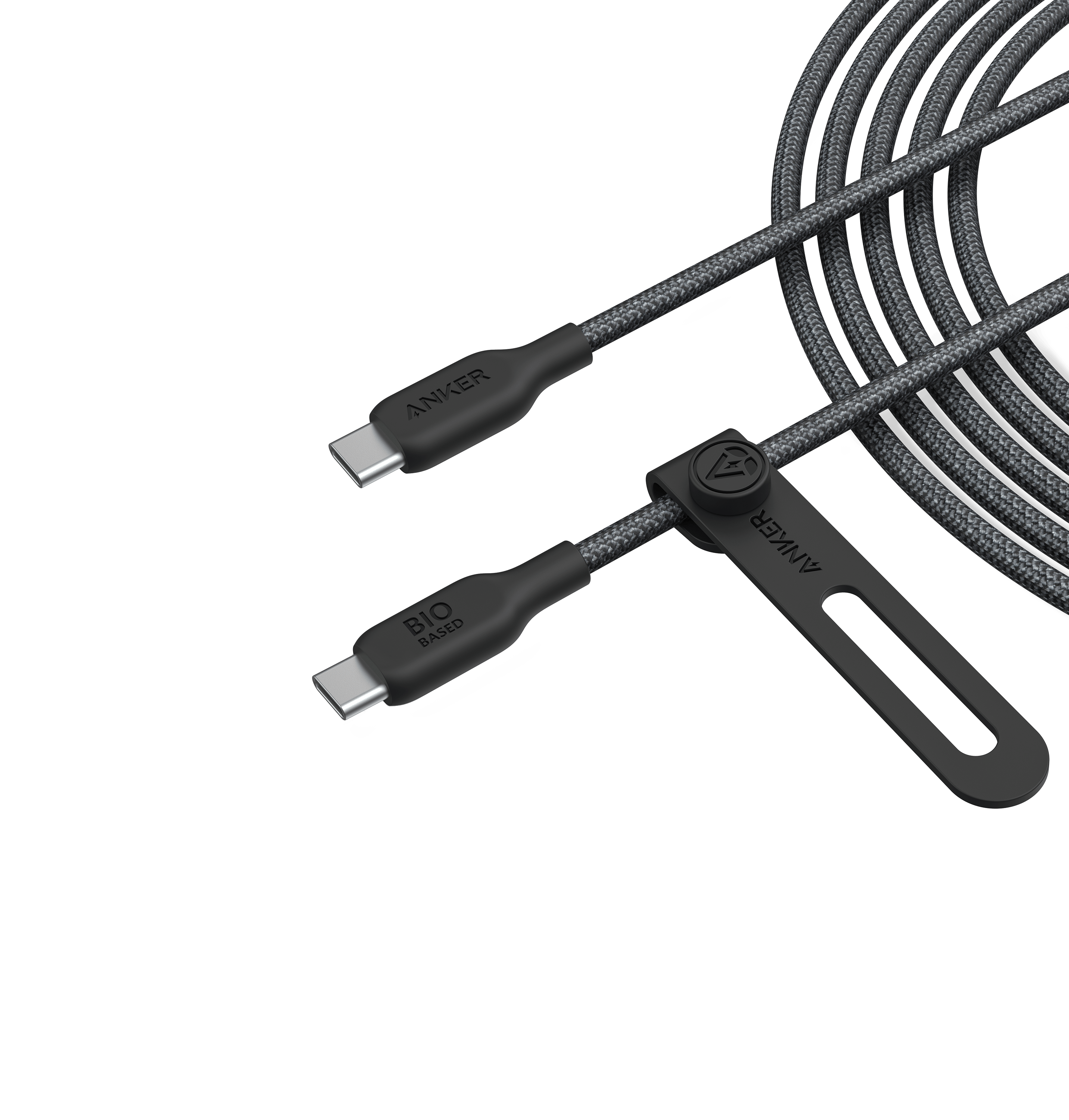 Anker 543 USB C To USB C Cable 240W PD - 10 Ft Bio Based Nylon Durability For Fast Charging And Everyday Use by Anker