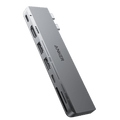 Anker 547 USB-C Hub 7-In-2 For MacBook - MagSafe Slot Friendly Compact Docking Hub by Anker
