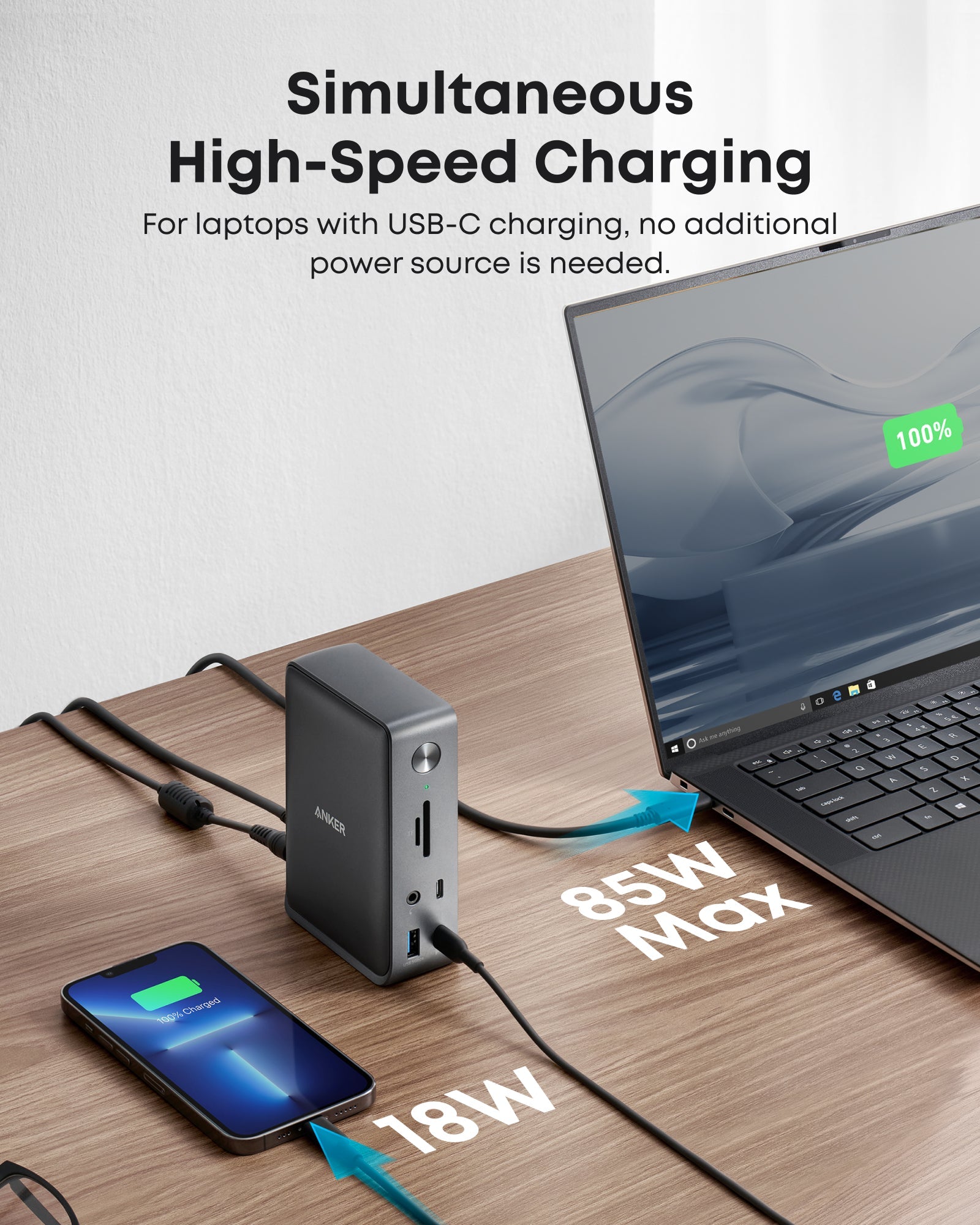 Anker 575 USB-C Docking Station (13-In-1) - Expands Connectivity With Power Delivery And Multi-Display Support by Anker