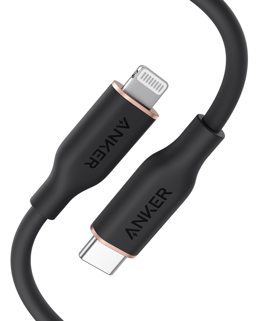 Anker 641 USB-C to Lightning Cable Flow Silicone - Soft Touch Durability and Fast Charging on the Go by Anker