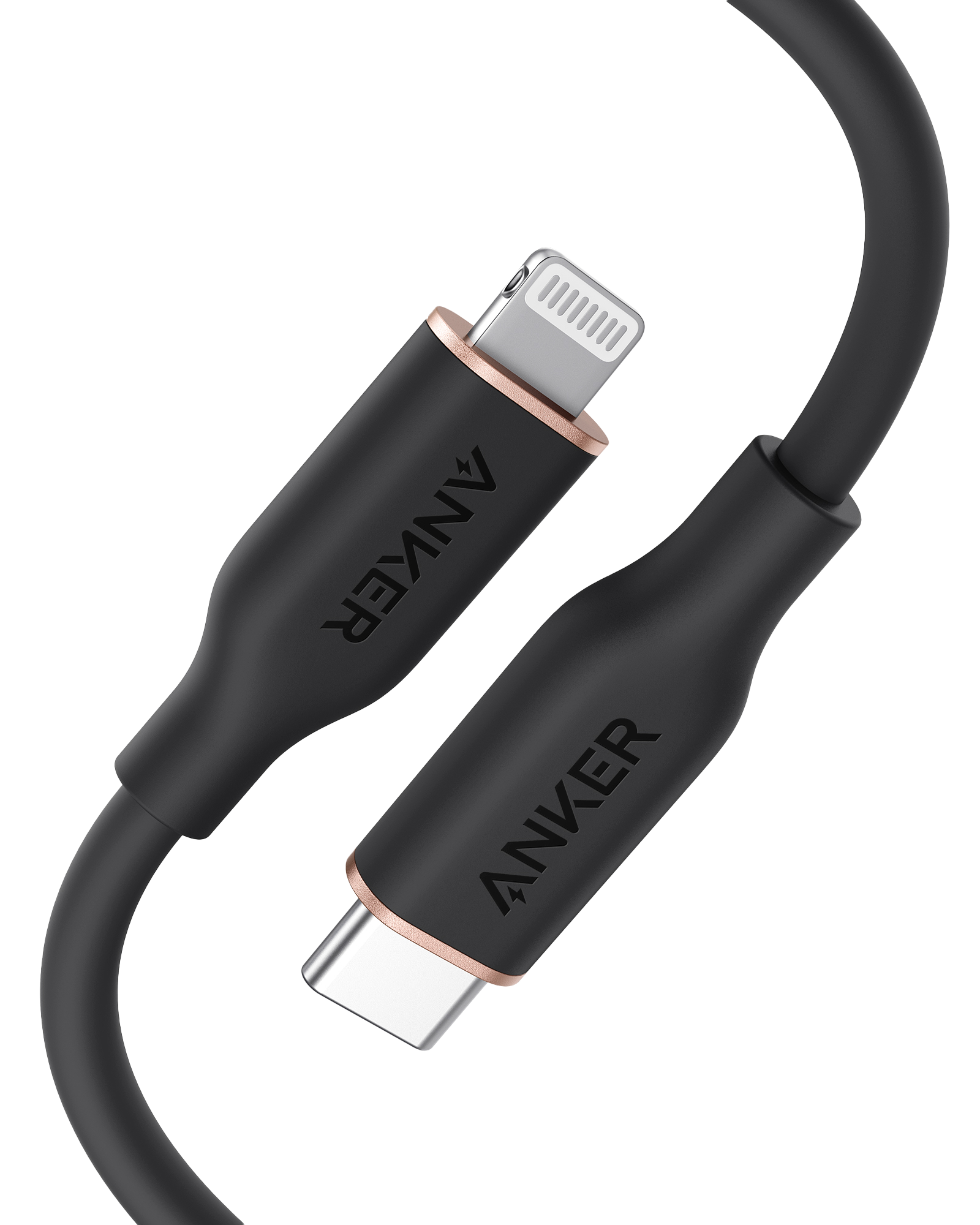Anker 641 USB-C to Lightning Cable Flow Silicone - Soft Touch Durability and Fast Charging on the Go by Anker