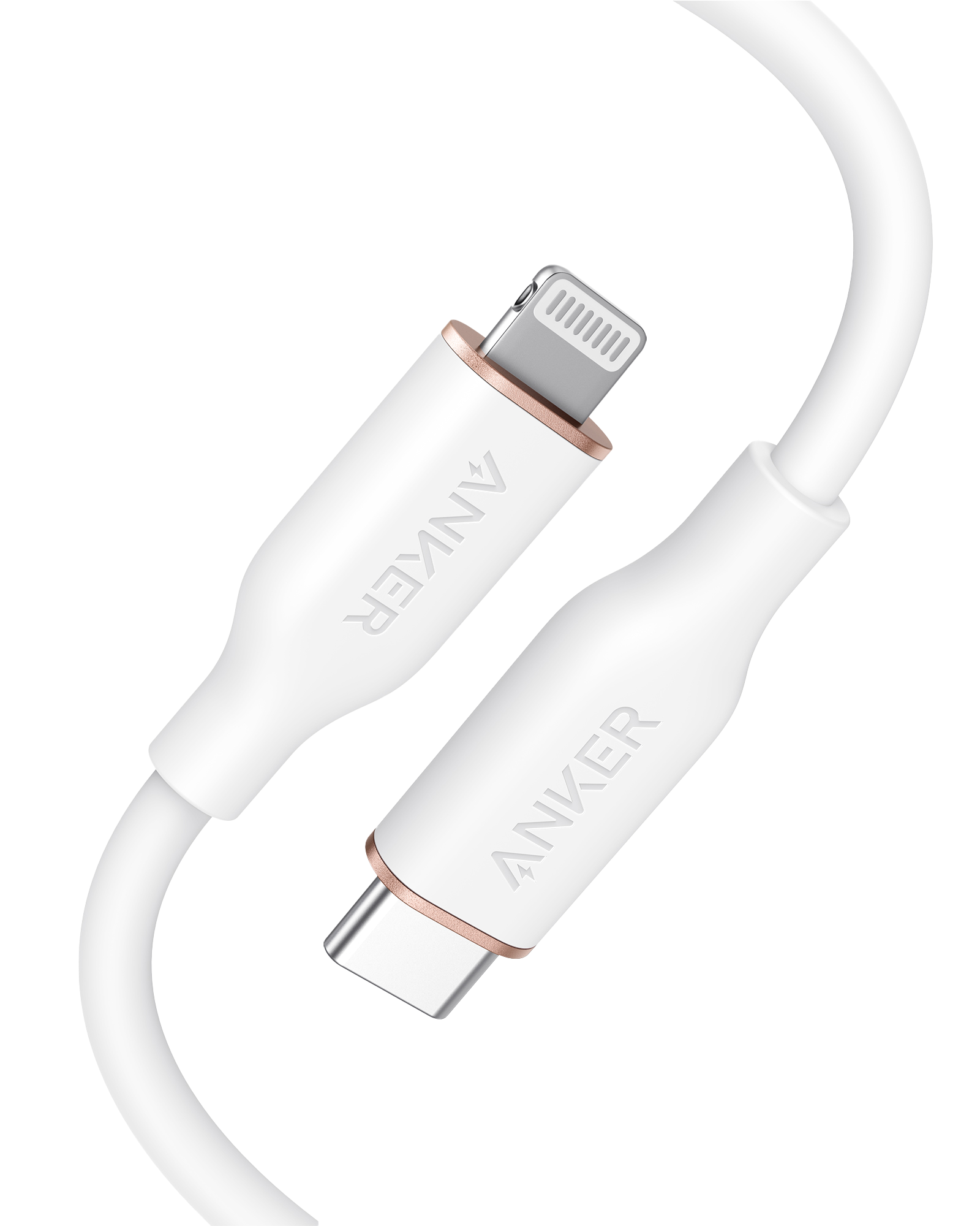 Anker 641 USB-C to Lightning Cable Flow 3 ft Silicone - Soft Silicone Finish for Premium Durability by Anker