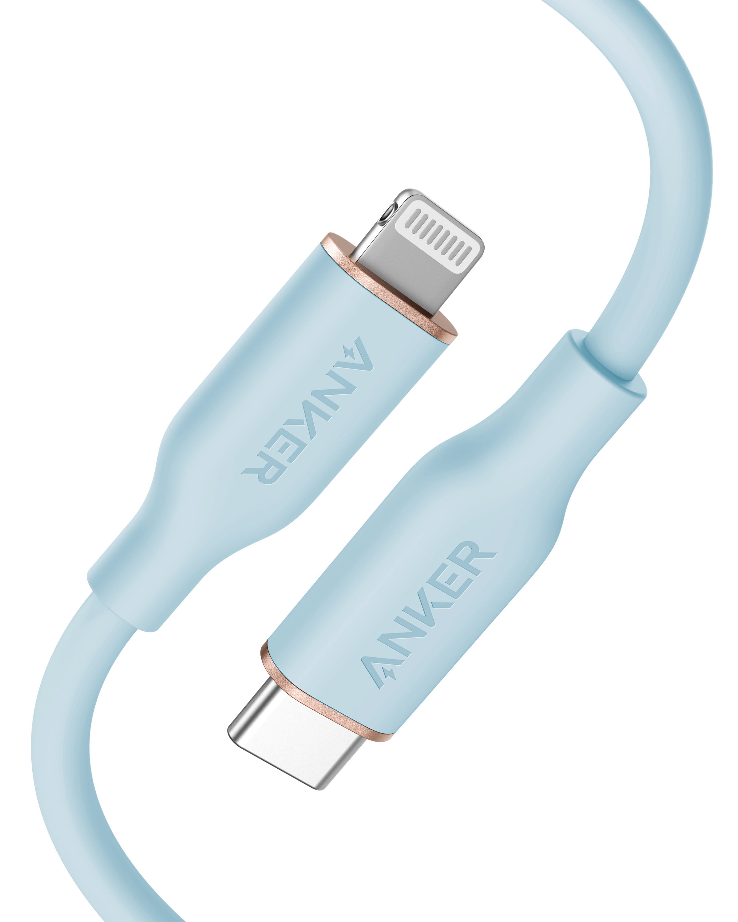 Anker 641 USB-C to Lightning Cable Flow Silicone - Soft Touch Durability and Fast Charging on the Go by Anker