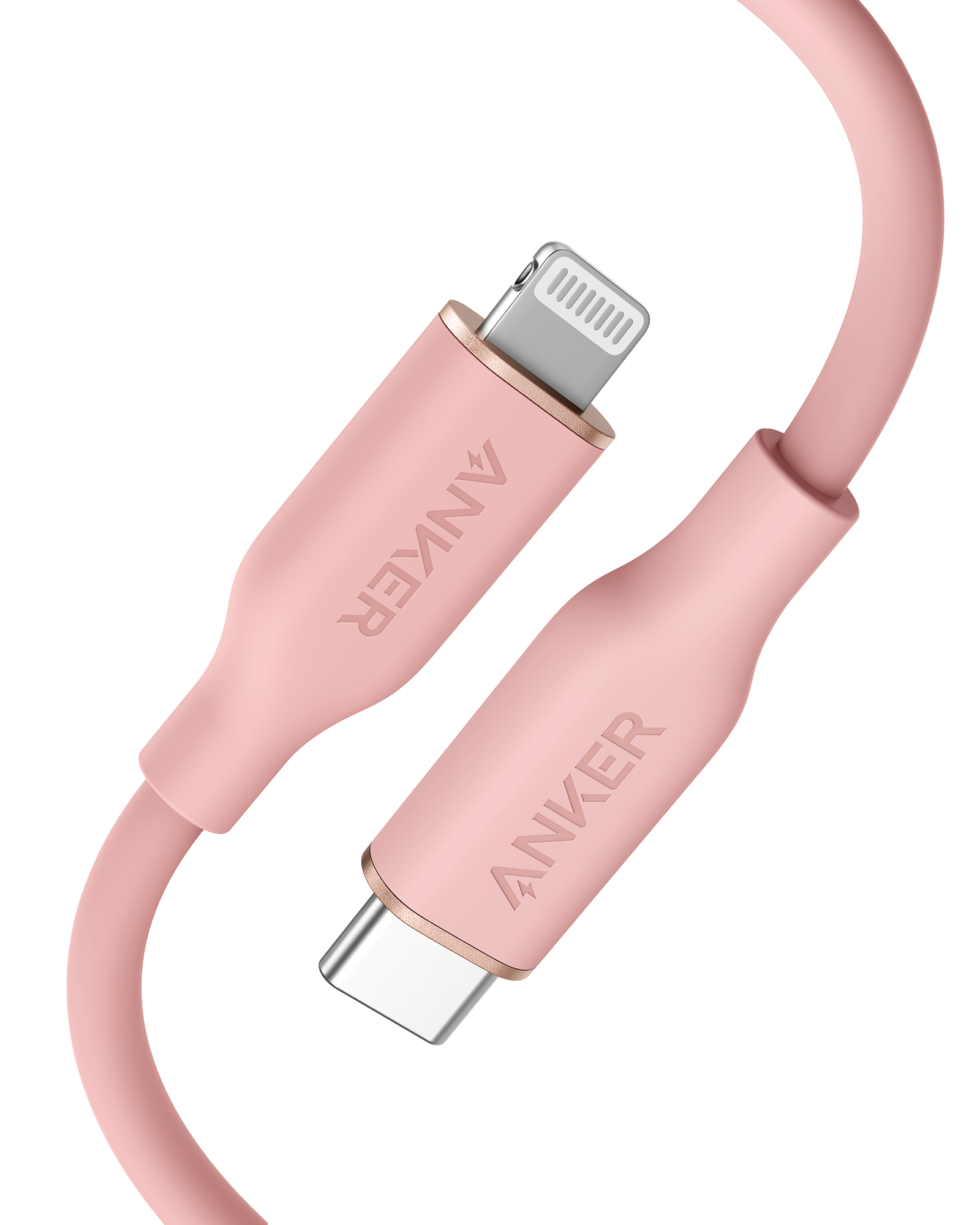 Anker 641 USB-C to Lightning Cable Flow 3 ft Silicone - Soft Silicone Finish for Premium Durability by Anker