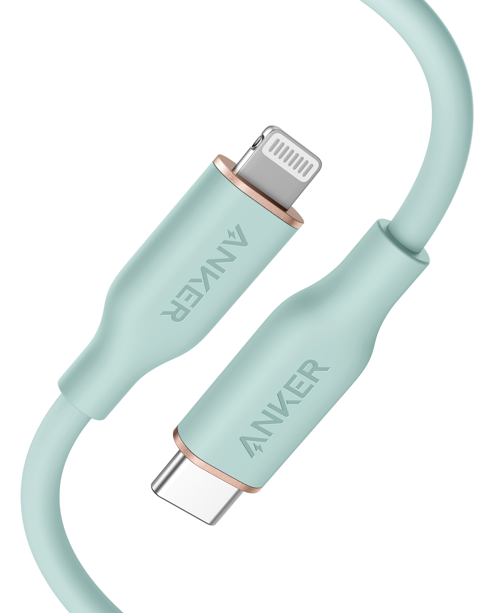 Anker 641 USB-C to Lightning Cable Flow Silicone - Soft Touch Durability and Fast Charging on the Go by Anker