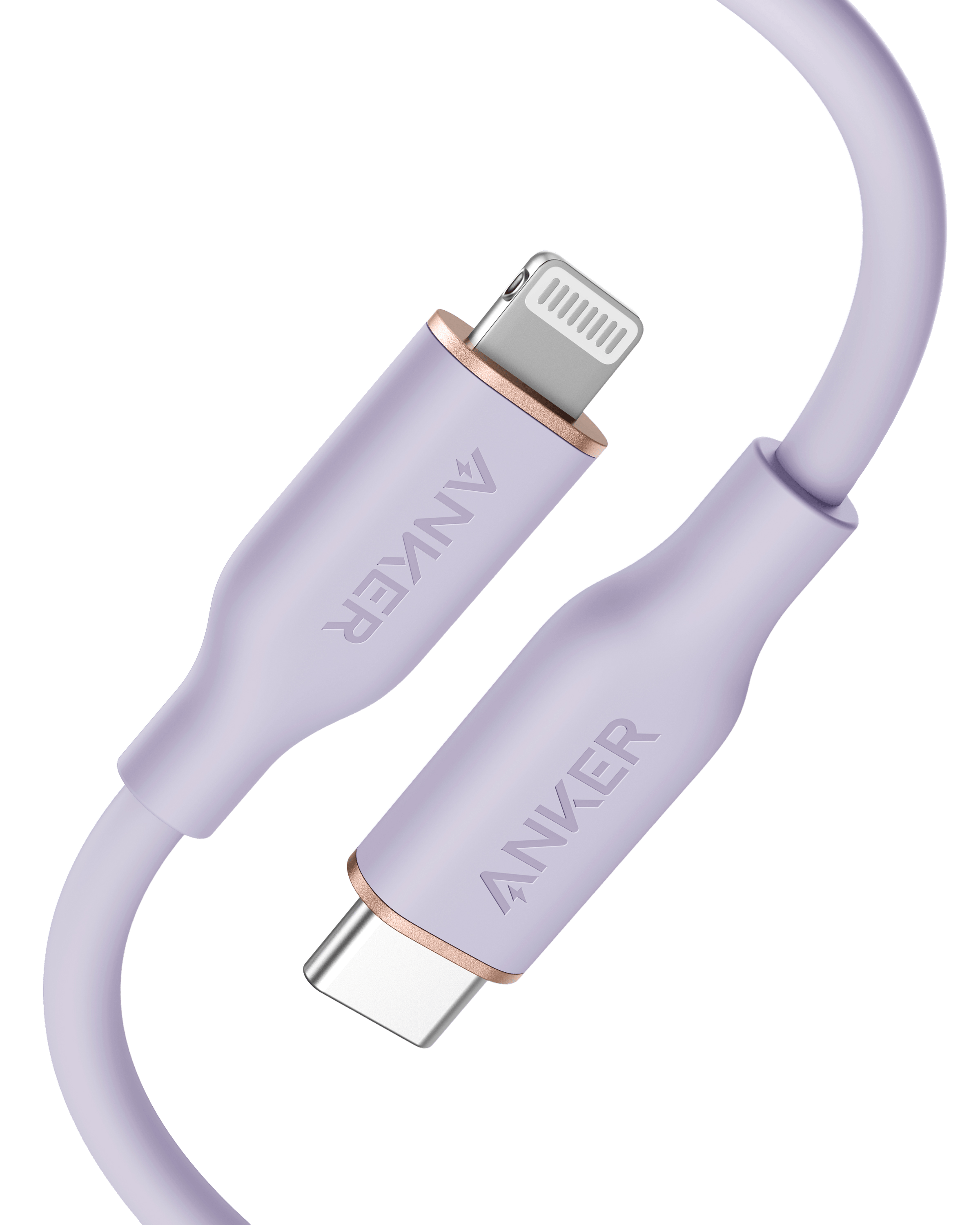 Anker 641 USB-C to Lightning Cable Flow Silicone - Soft Touch Durability and Fast Charging on the Go by Anker