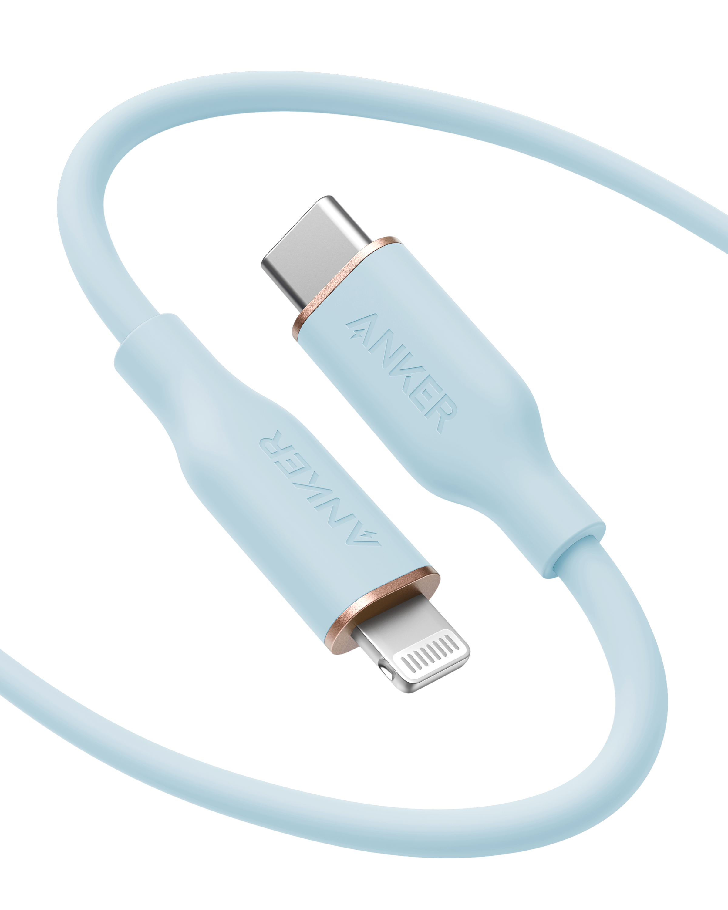 Anker 641 USB-C to Lightning Cable Flow Silicone - Soft Touch Durability and Fast Charging on the Go by Anker