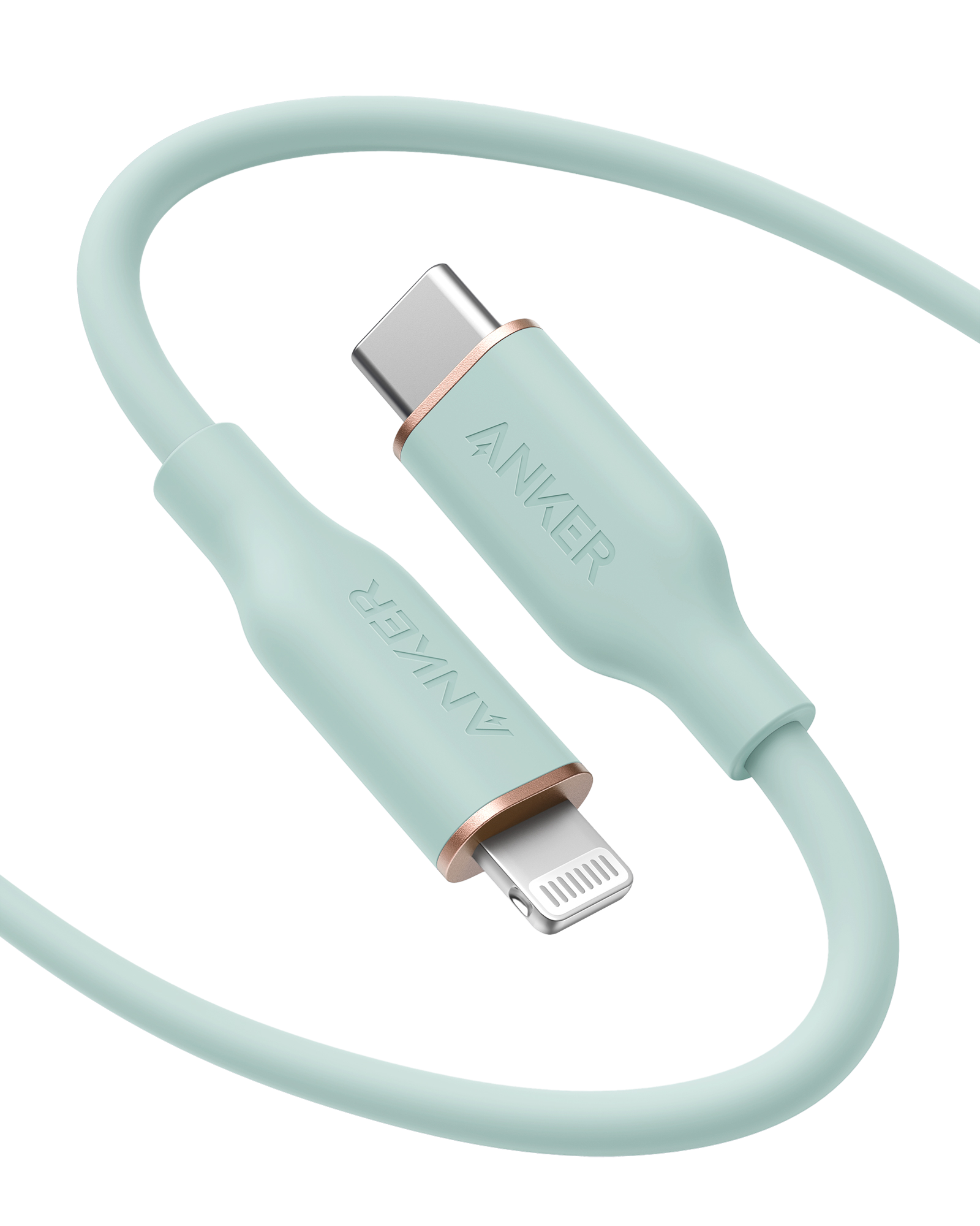 Anker 641 USB-C to Lightning Cable Flow Silicone - Soft Touch Durability and Fast Charging on the Go by Anker
