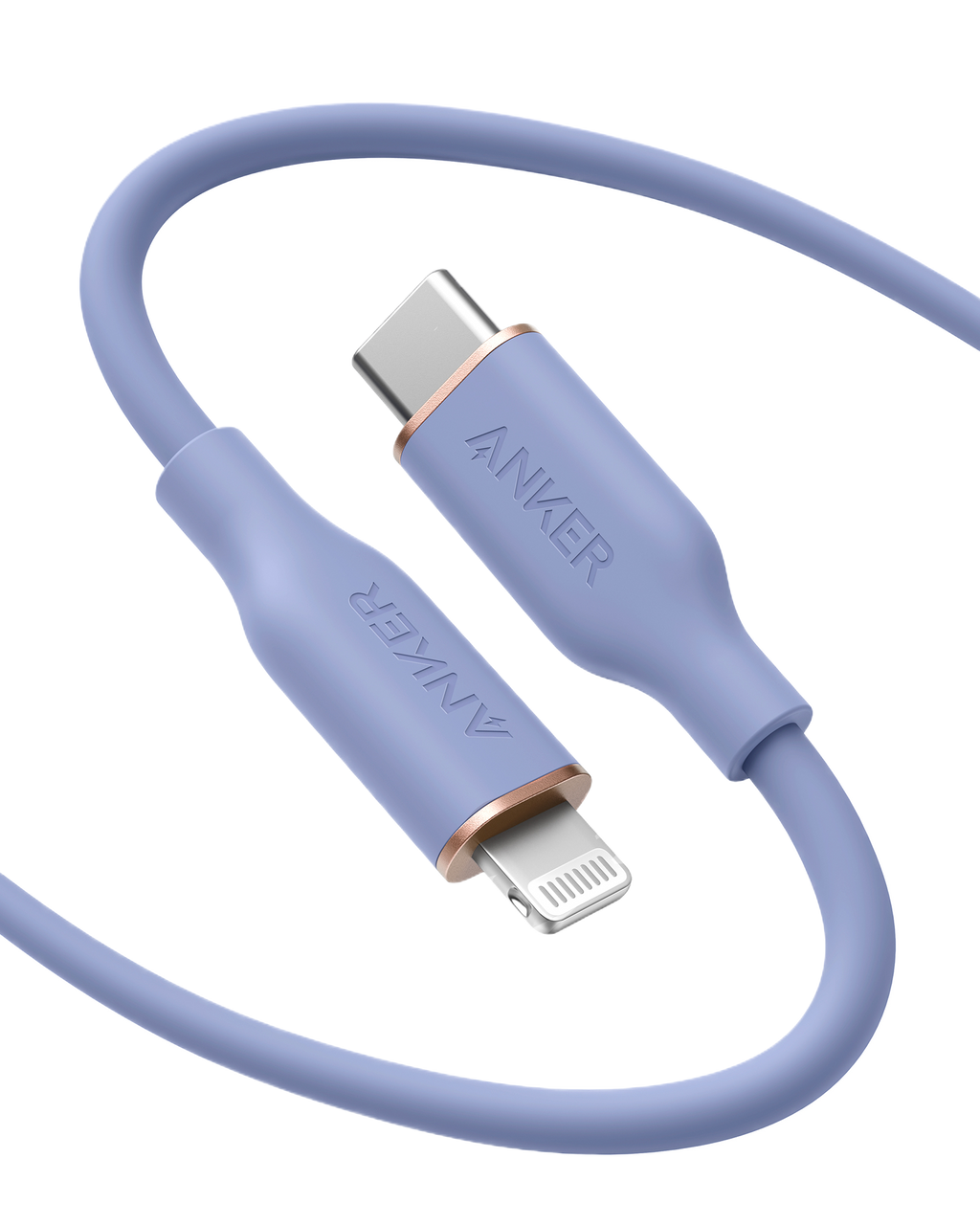 Anker 641 USB-C to Lightning Cable Flow 3 ft Silicone - Soft Silicone Finish for Premium Durability by Anker