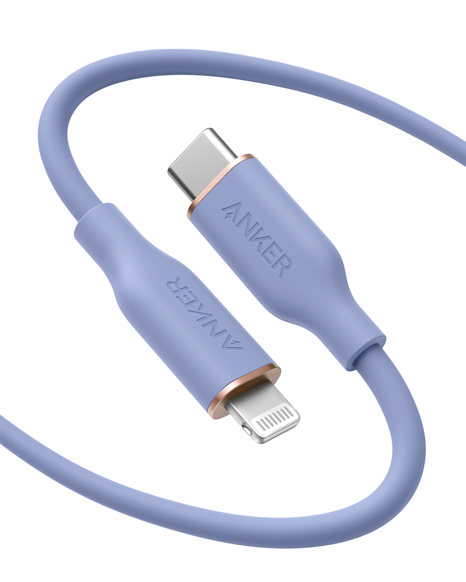 Anker 641 USB-C to Lightning Cable Flow Silicone - Soft Touch Durability and Fast Charging on the Go by Anker