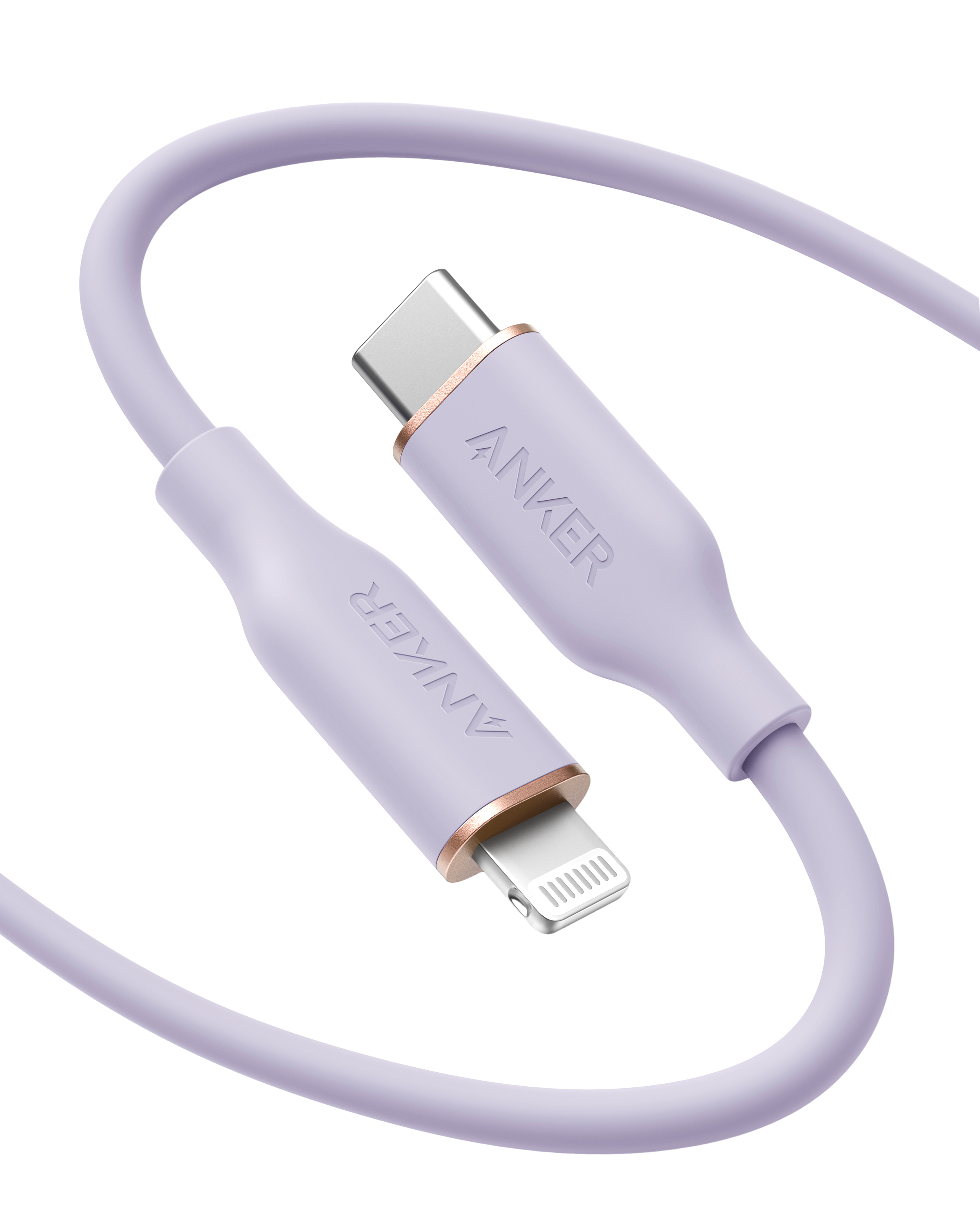 Anker 641 USB-C to Lightning Cable Flow Silicone - Soft Touch Durability and Fast Charging on the Go by Anker