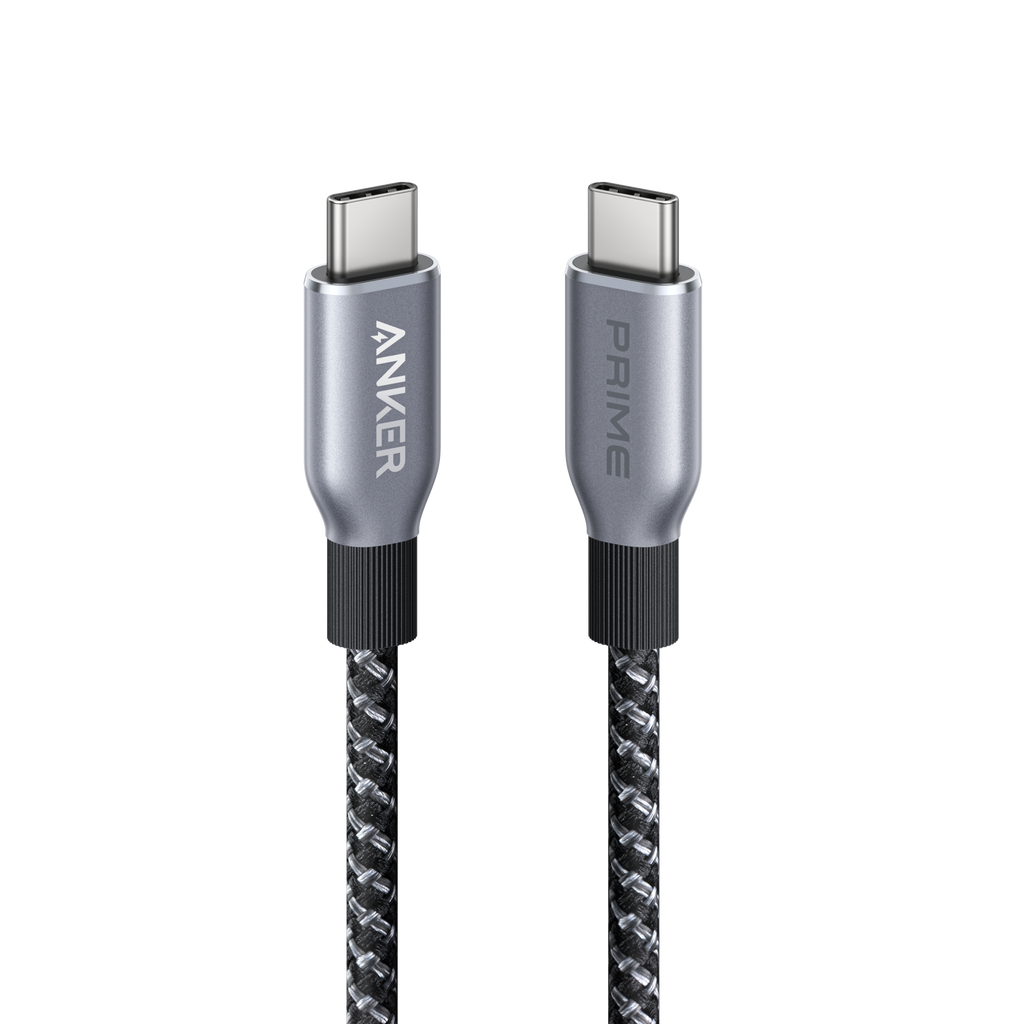 Anker Prime USB-C to USB-C Cable 240W Upcycled-Braided - High-Capacity Power Delivery for Fast Charging by Anker