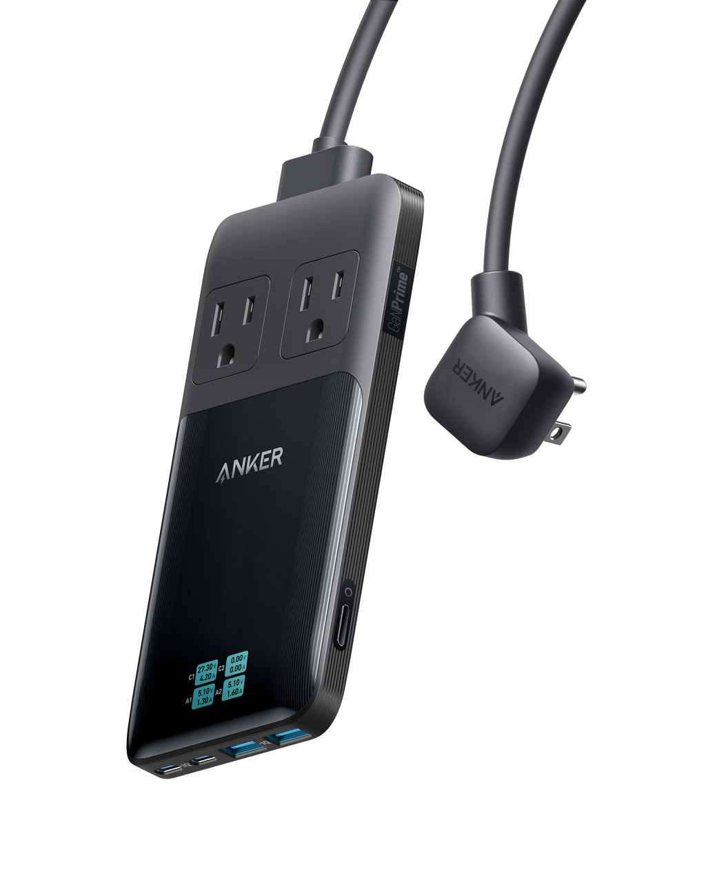 Anker Prime Six in One Charging Station 140W GaN Fast Charging - Compact Desk Hub With Smart Safety by Anker