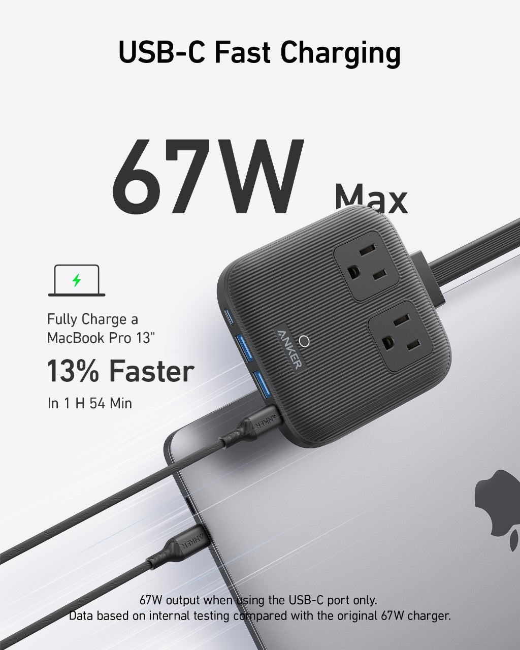 Anker Nano Charging Station 6-In-1 67W - Compact All-In-One Hub For MacBook Pro And Busy Desks by Anker