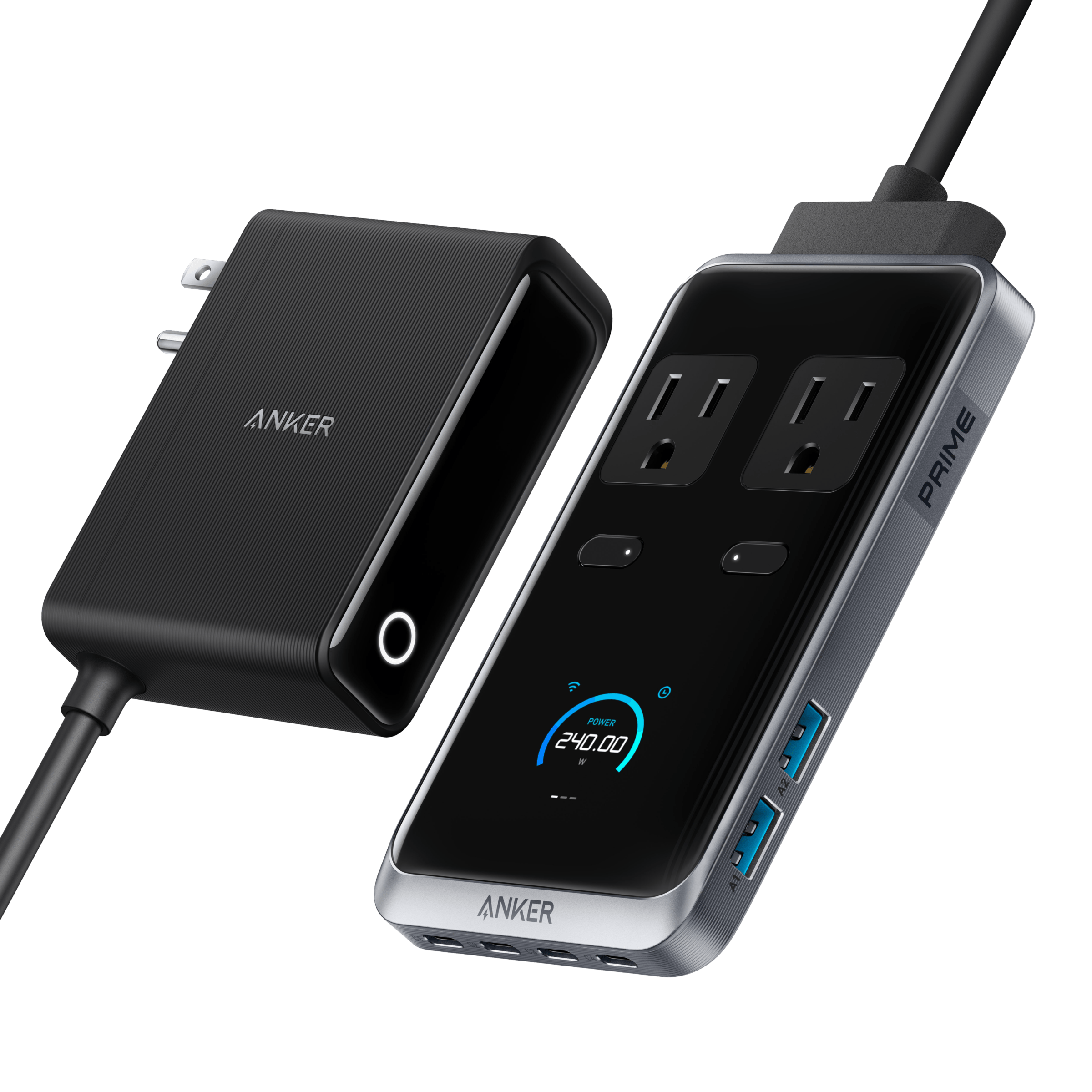 Anker Prime Charging Station - 8-In-1 Power Hub With 240W Peak Output For Fast Centralized Charging Across All Devices by Anker