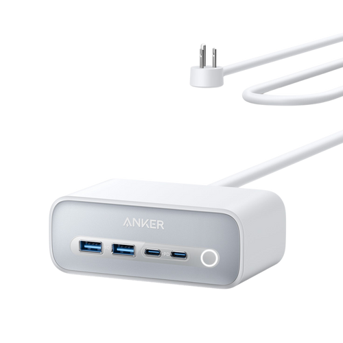 Anker 525 Charging Station - 7 In 1 Hub With 3 Outlets And 2 USB Ports For Safe Multi-Device Charging by Anker