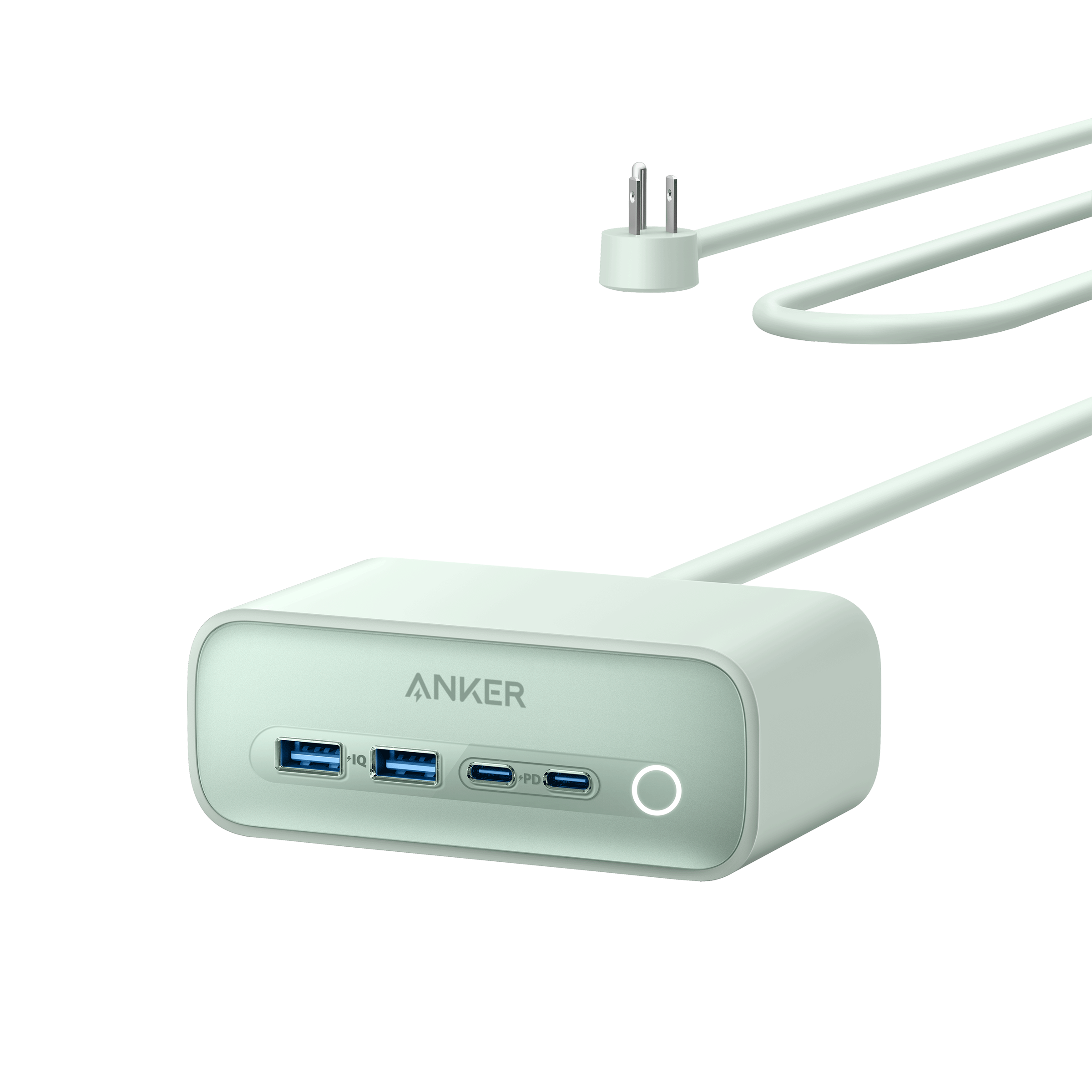 Anker 525 Charging Station - 7 In 1 Hub With 3 Outlets And 2 USB Ports For Safe Multi-Device Charging by Anker