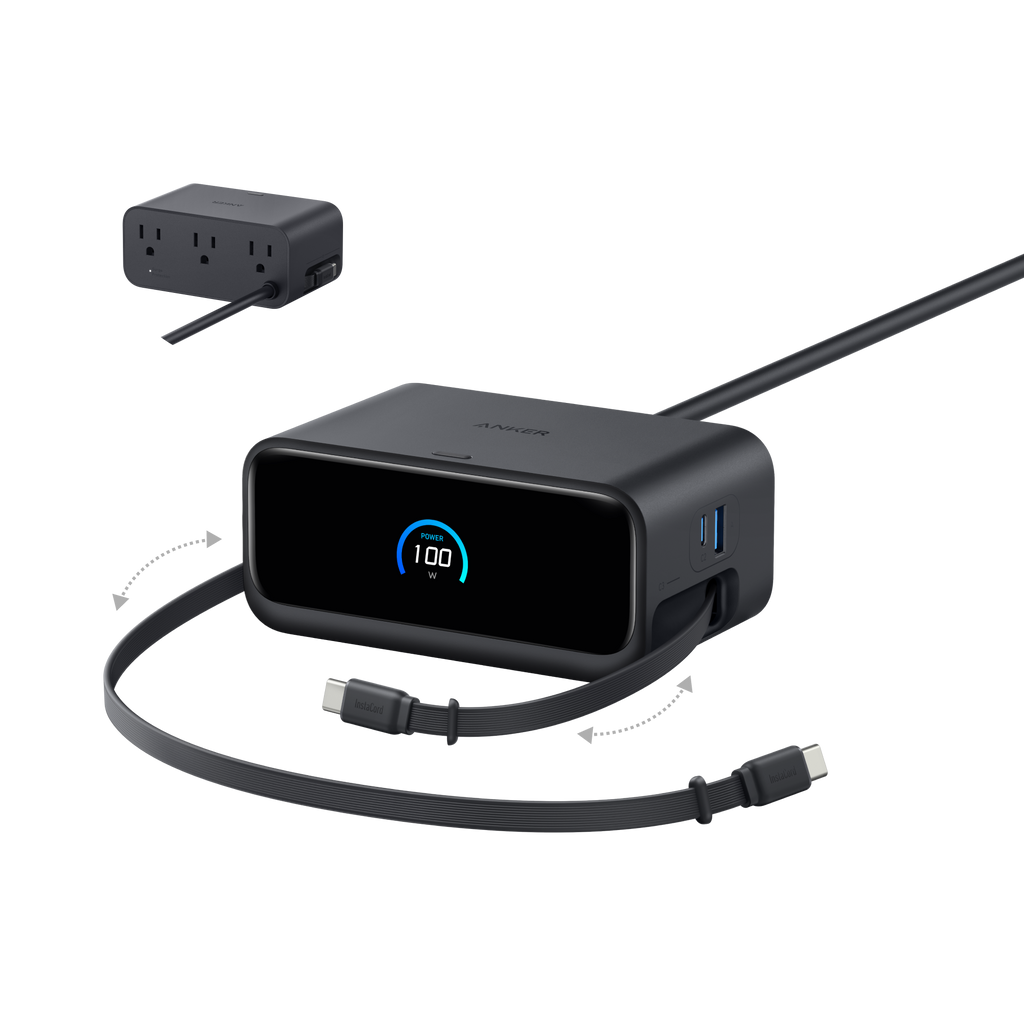Anker Nano Charging Station - 7-In-1 100W Power Hub With Cable Management For Busy Desks by Anker