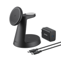 Anker MagGo Wireless Charging Station 3-In-1 Dock Stand - MagSafe 15W Fast Charger for Phone Watch by Anker