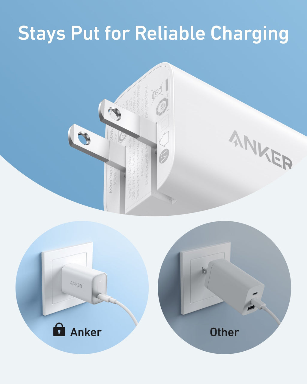 Anker Nano Charger 100W USB-C Cable - Ultra Portable High Power USB-C PD Charger for Laptops, Phones, Tablets by Anker
