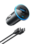 Anker 323 Car Charger 52.5W Fast Dual USB C Power Delivery For Two Devices On The Road by Anker