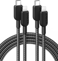 Anker 310 USB-C To Lightning Cable 6-Foot 2-Pack - Durable Fast Charging For iPhone by Anker