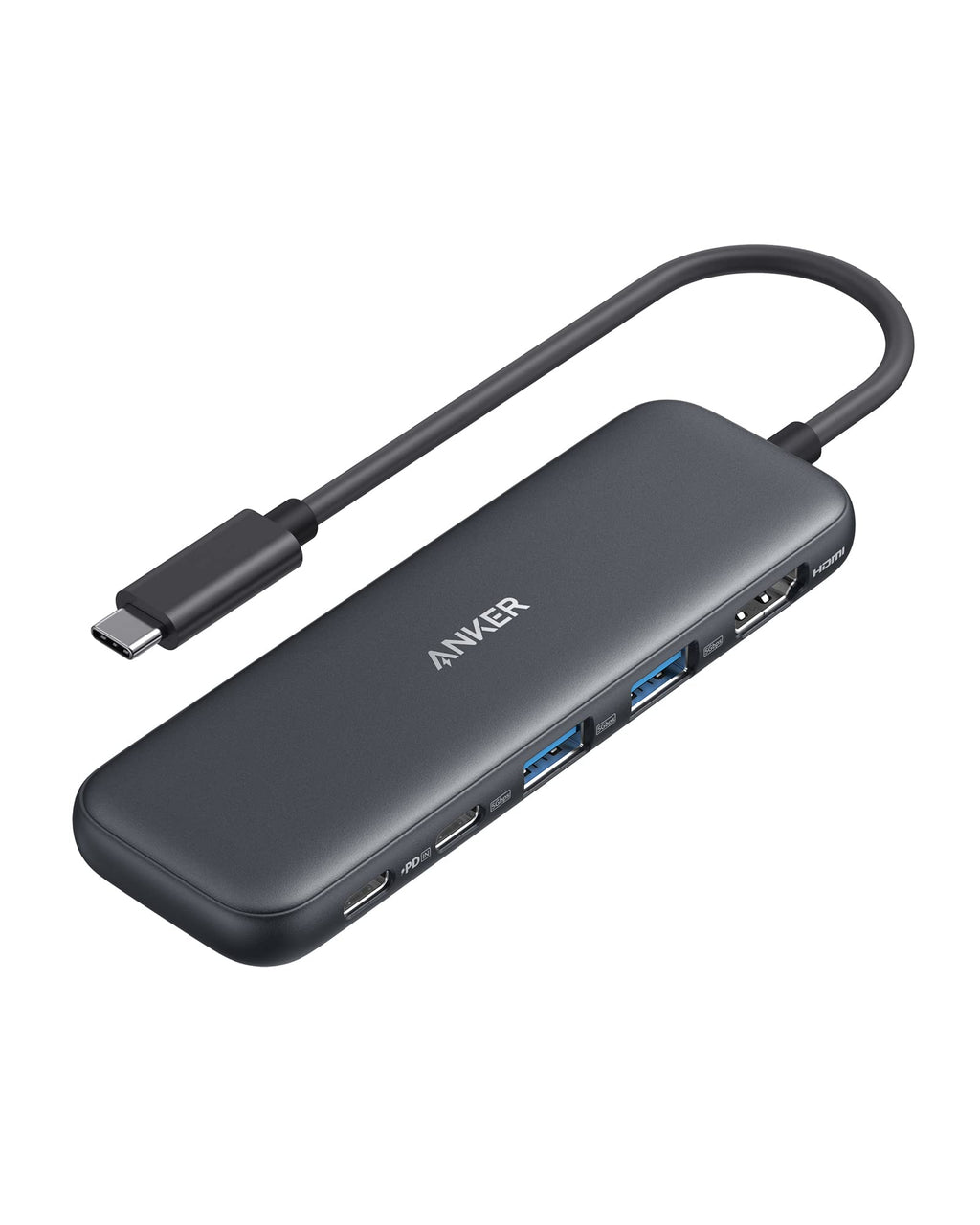 Anker 332 USB-C Hub - 4K HDMI, 85W Pass-Through Charging, Two USB-A Ports, 5Gbps USB-C Data, 100W PD-In by Anker