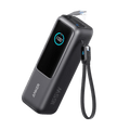 Anker Laptop Power Bank 25K With Built-In Retractable Cables - Triple 100W USB-C Ports For Fast MacBook Charging by Anker