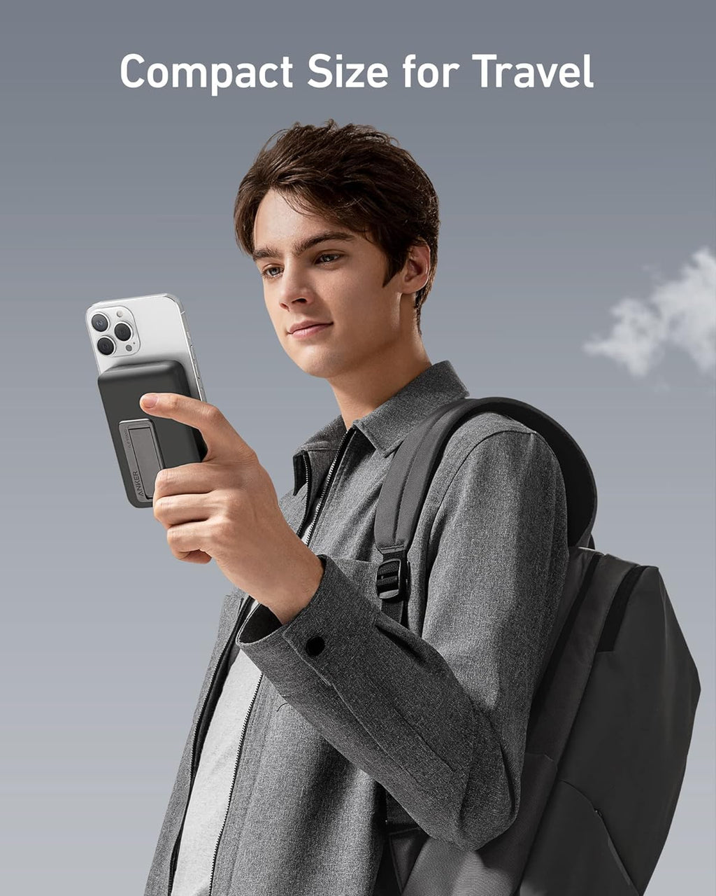Anker 633 Magnetic Battery - 2 In 1 Wireless Charger And Foldable Stand For On The Go Power by Anker