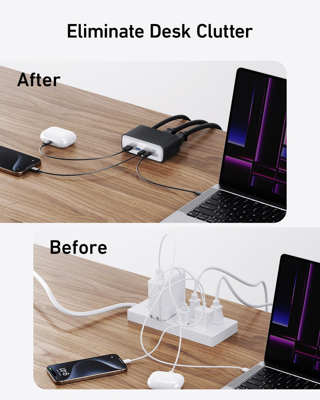 Anker 7-in-1 USB-C Charging Station 100W BOA - All-In-One Desk Power Hub for Multi-Device Setups by Anker