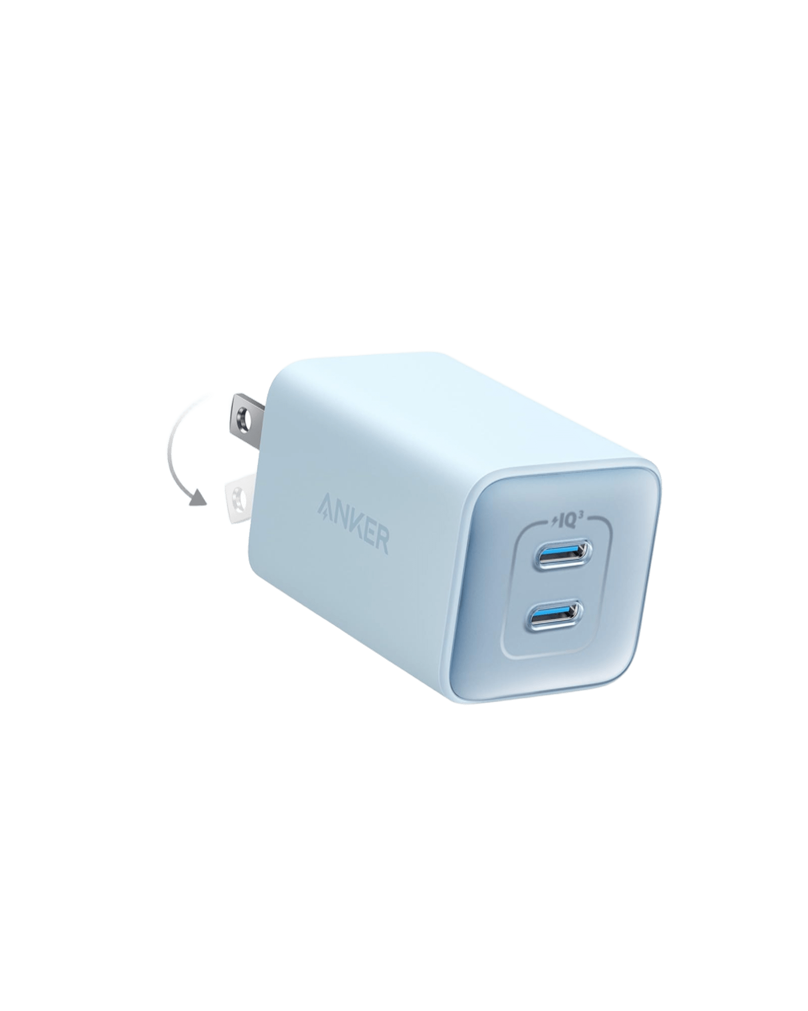 Anker 523 Charger Nano 3 47W Compact Dual USB C Travel Charger For iPhone iPad And MacBook Air by Anker