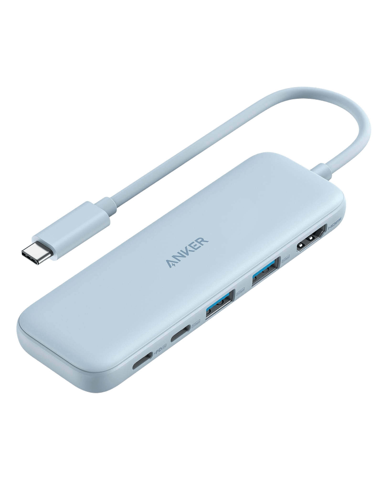 Anker 332 USB-C Hub - 4K HDMI, 85W Pass-Through Charging, Two USB-A Ports, 5Gbps USB-C Data, 100W PD-In by Anker