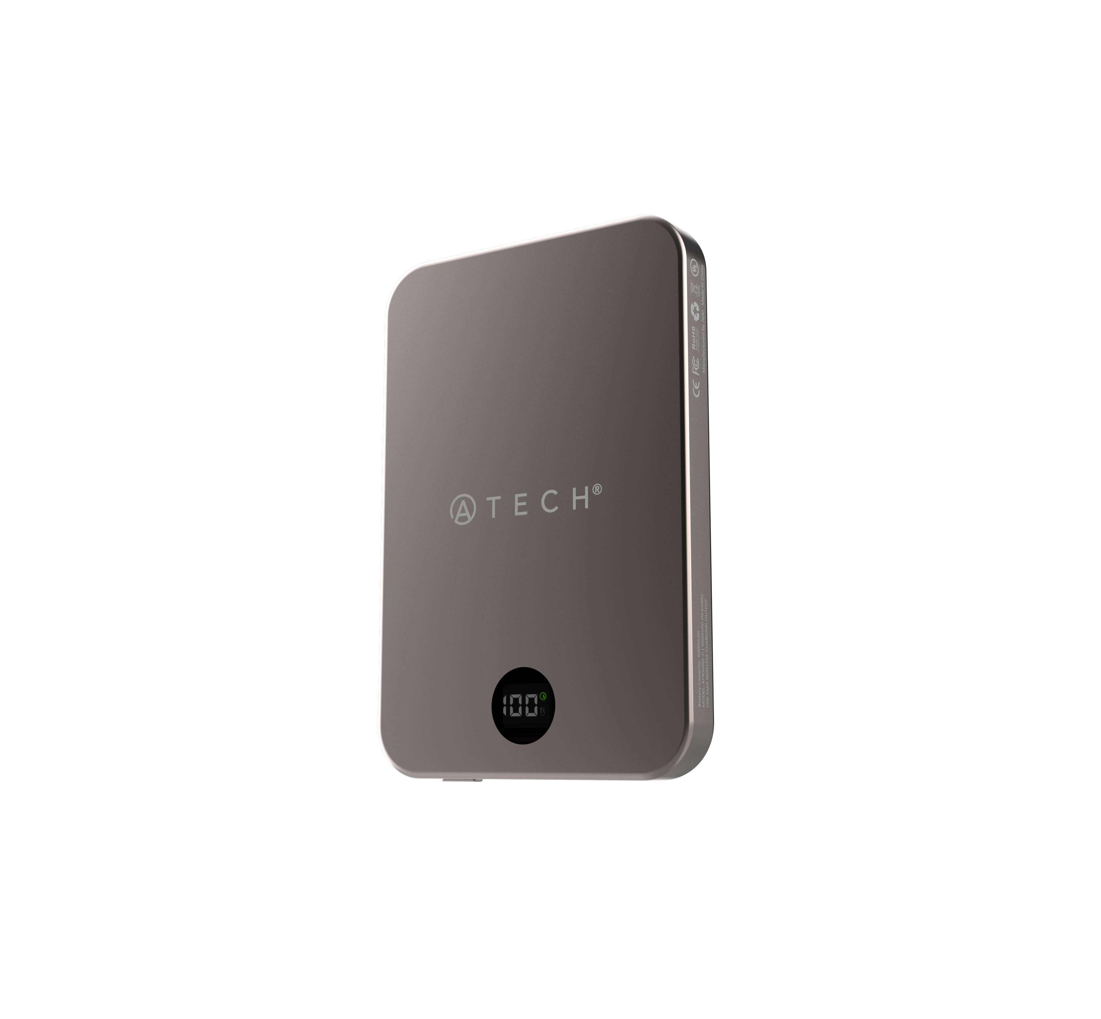 Slim 5000mAh Magnetic Power Bank by ATECH