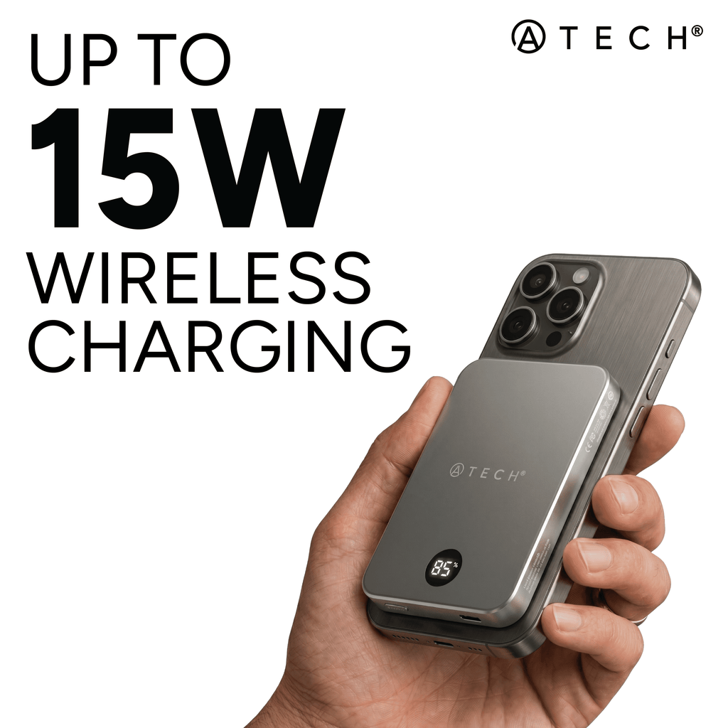 Slim 10000mAh Magnetic Power Bank by ATECH