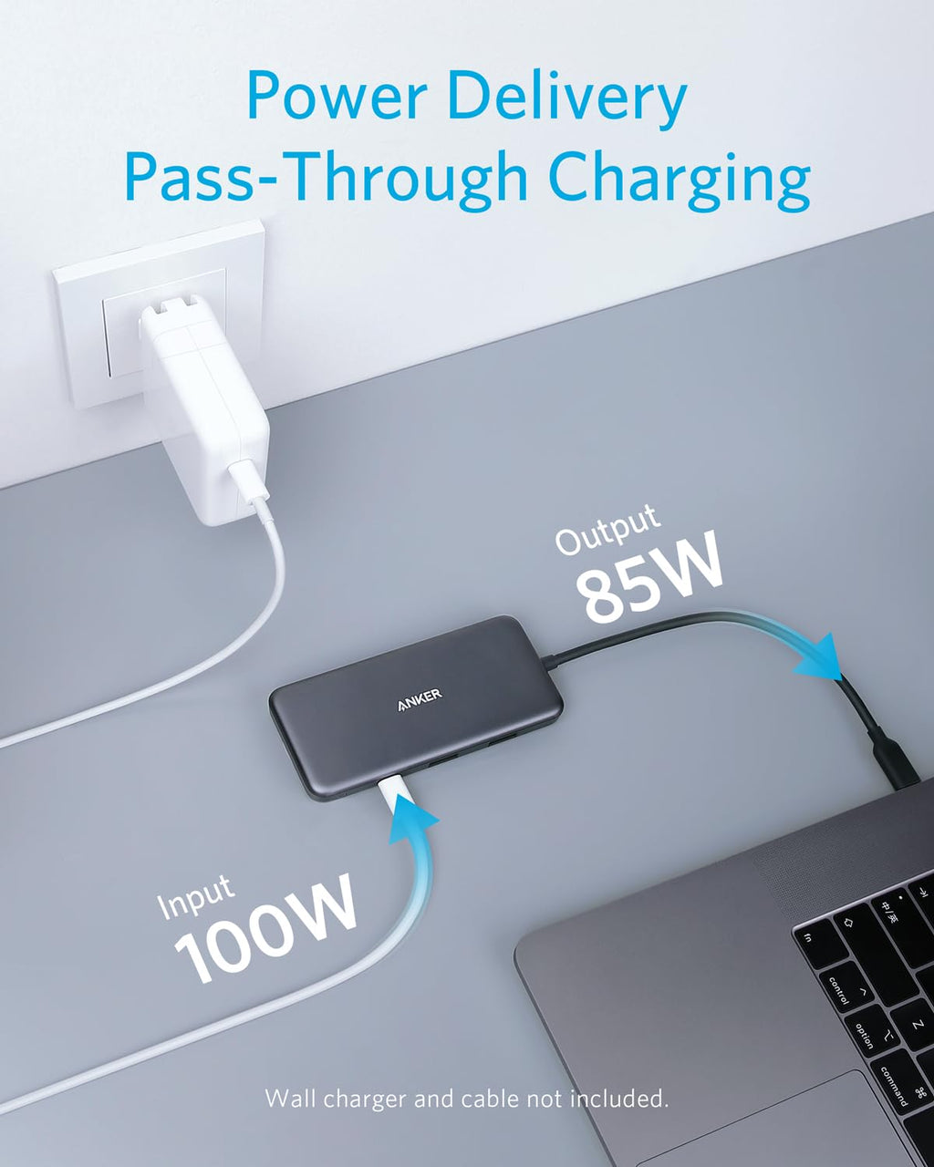 Anker 341 USB-C Hub (7-In-1) - Compact USB-C Dock For Extra Display, Power, And Peripherals by Anker