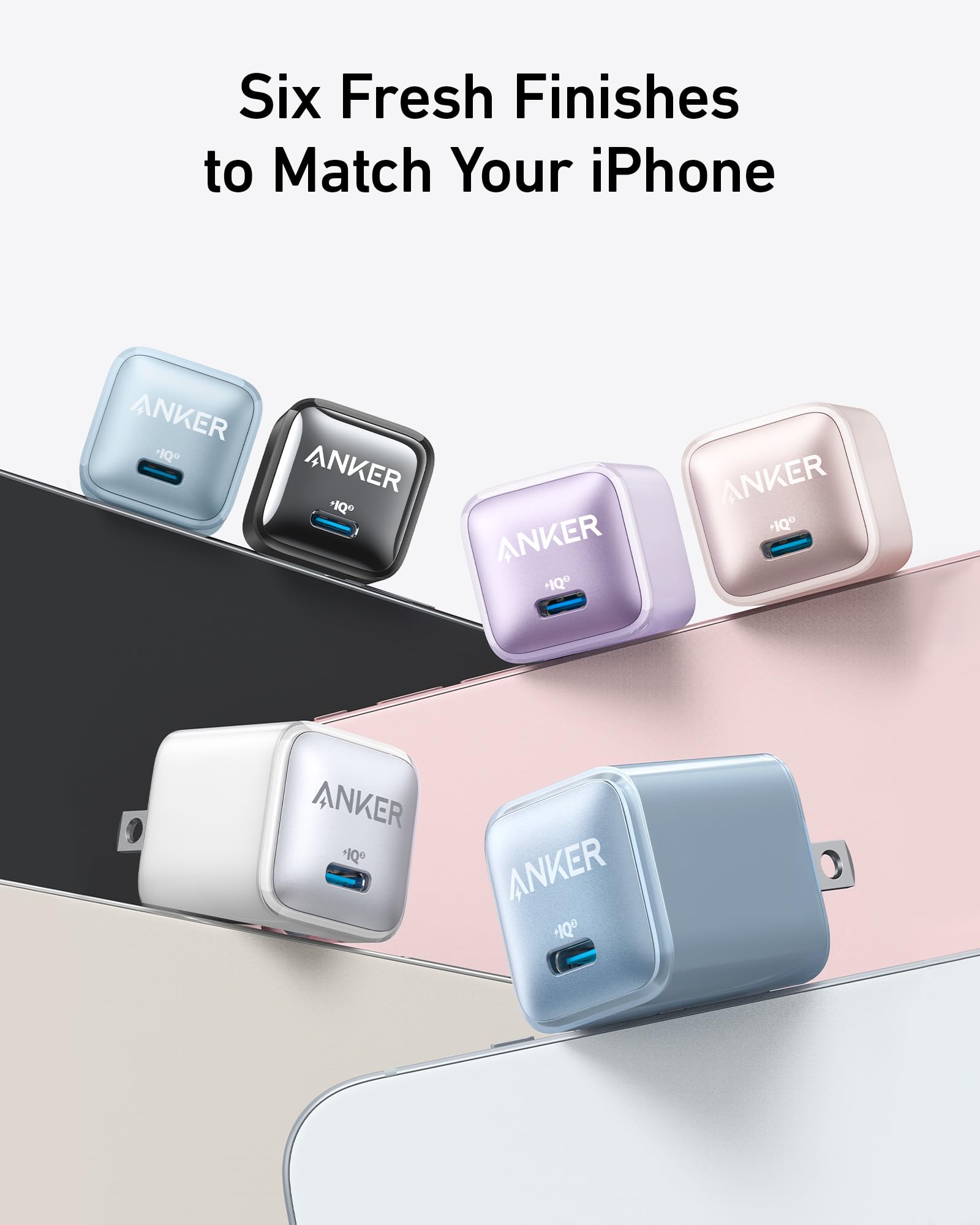 Anker Nano Charger 20W - Ultra Compact USB-C Fast Charger For iPhone 14 And More Devices by Anker
