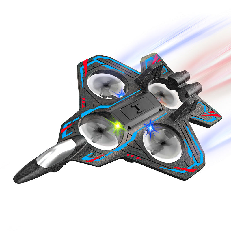 Cross-border new product remote control fighter four-channel suspension drone tumbling stunt toy foam drone by Tech-Home Store