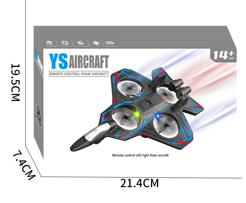 Cross-border new product remote control fighter four-channel suspension drone tumbling stunt toy foam drone by Tech-Home Store