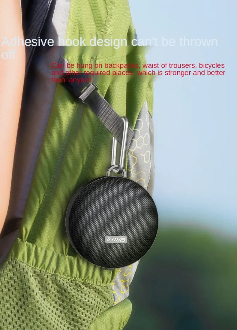 New Inwa Mz-500 Wireless Cycling Bluetooth Speaker Portable Outdoor Tws Stereo Subwoofer Card by Tech-Home Store