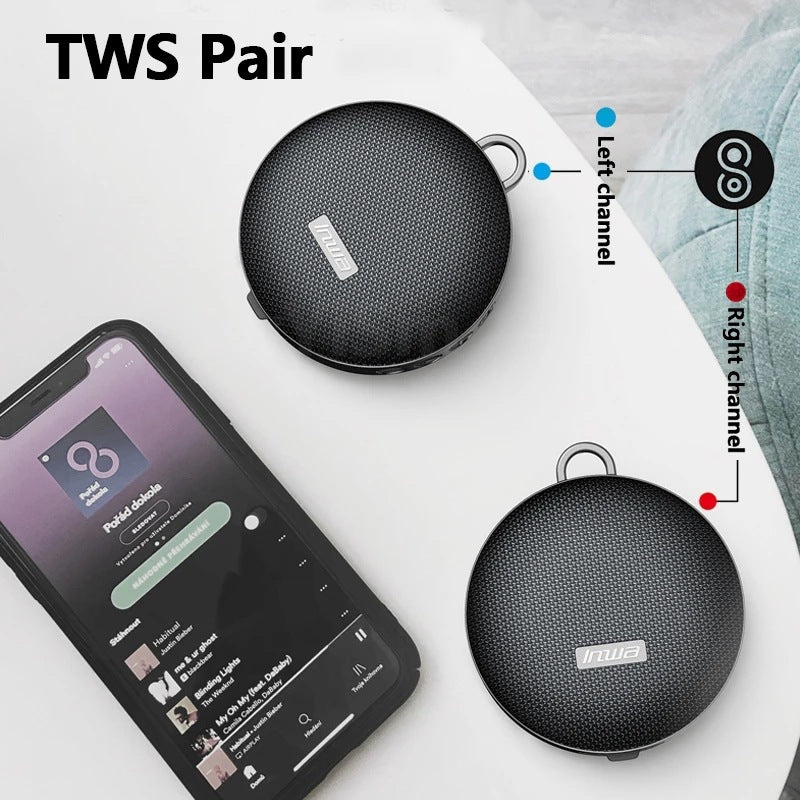 New Inwa Mz-500 Wireless Cycling Bluetooth Speaker Portable Outdoor Tws Stereo Subwoofer Card by Tech-Home Store